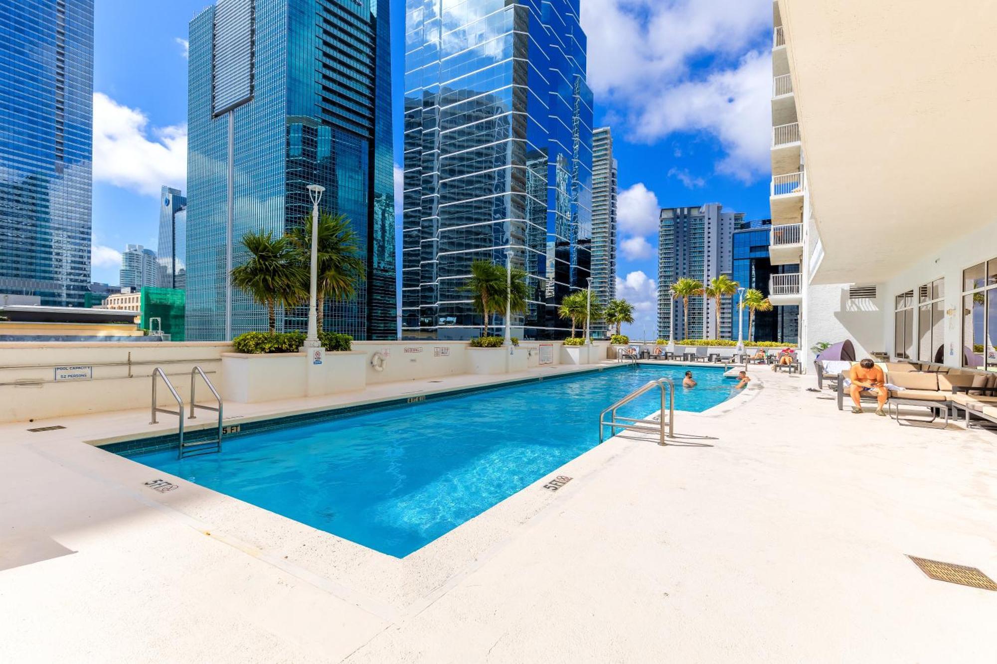 Upscale Brickell 3 Bedroom With Water Views And Free Parking Miami Esterno foto