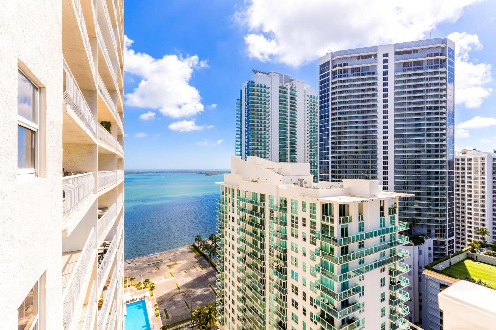Upscale Brickell 3 Bedroom With Water Views And Free Parking Miami Esterno foto